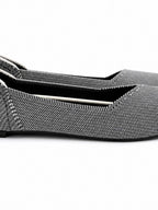 Women's Comfy Black and White Knit Flats - New Without Tags