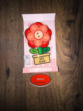 Rich Flower "Get Rich" Acrylic Desktop Ornament & Perpetual Calendar