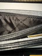 Michael Kors Jet Set Travel Large Pebbled Leather Wristlet
