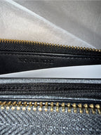Michael Kors Jet Set Travel Large Pebbled Leather Wristlet