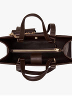 Anne Klein Women's Double Handle Bonded Tote, Espresso