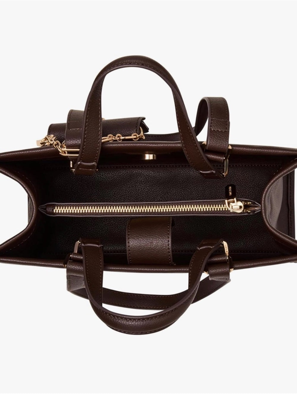 Anne Klein Women's Double Handle Bonded Tote, Espresso