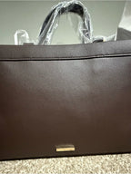 Anne Klein Women's Double Handle Bonded Tote, Espresso