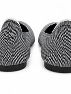 Women's Comfy Black and White Knit Flats - New Without Tags