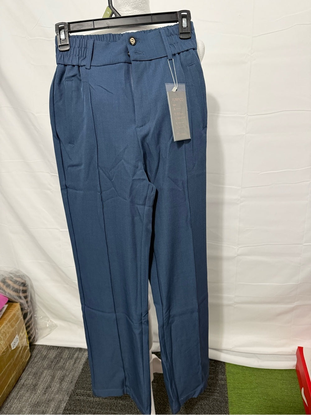 FUNYYZO Wide Leg Dress Pants for Women Work Slacks Business Casual Outfits