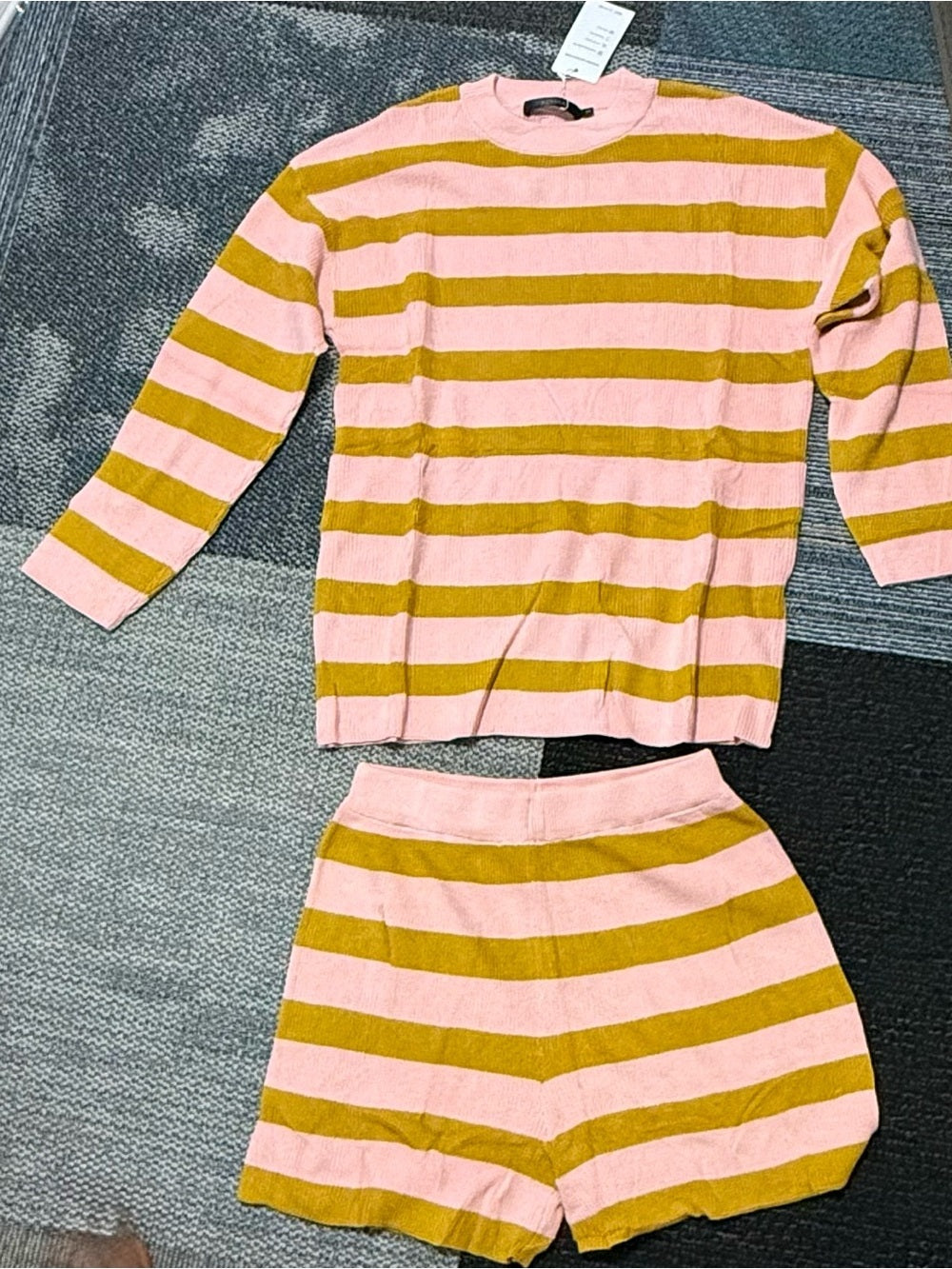 Merokeety two piece sweater lounge set