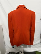 Tommy Hilfiger Women's Orange Blazer Size 16 with Elbow Patches