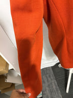 Tommy Hilfiger Women's Orange Blazer Size 16 with Elbow Patches