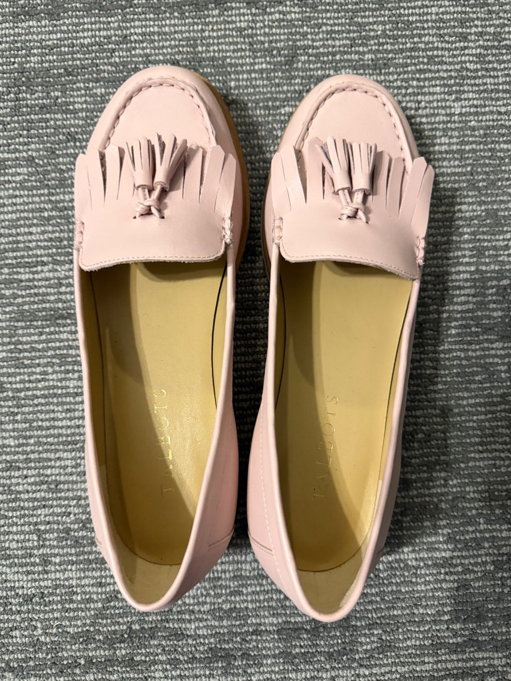 Talbots LAURA TASSELED PLATFORM LOAFERS