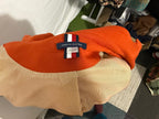 Tommy Hilfiger Women's Orange Blazer Size 16 with Elbow Patches