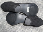 Torrid Black Suede Ankle Strap Block Heel Sandals Size 10W