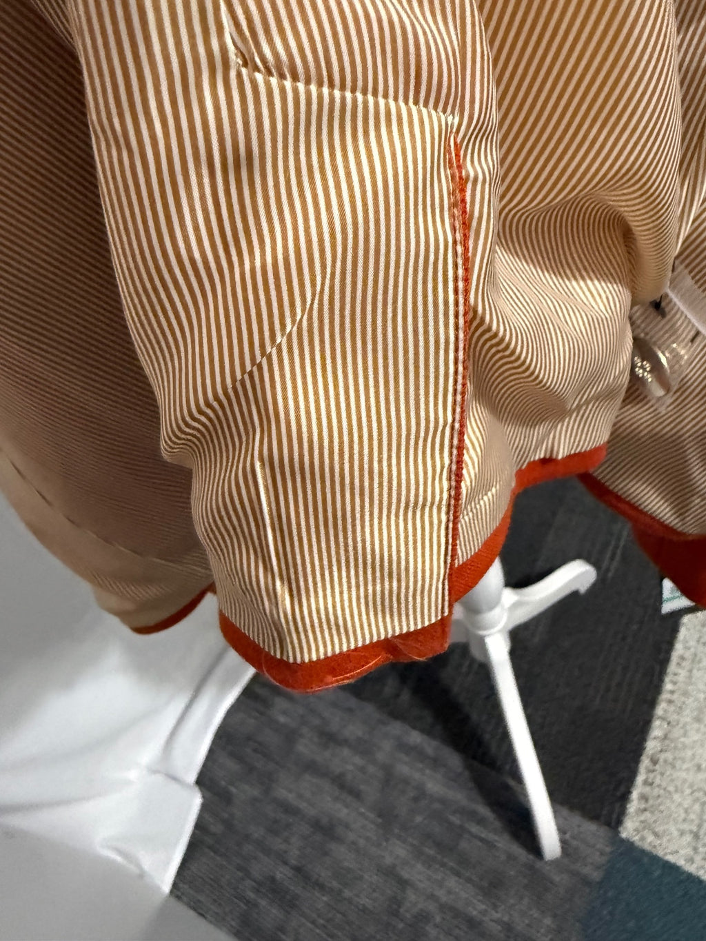 Tommy Hilfiger Women's Orange Blazer Size 16 with Elbow Patches