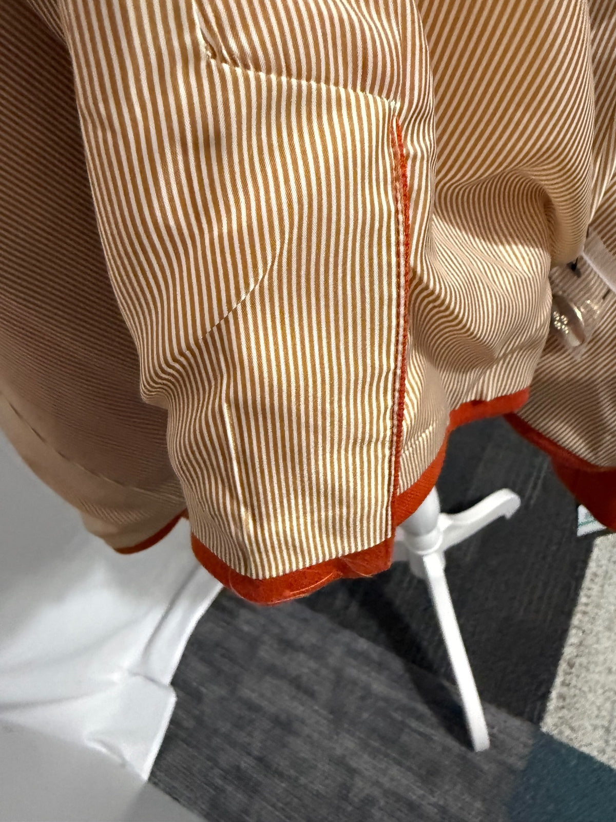 Tommy Hilfiger Women's Orange Blazer Size 16 with Elbow Patches