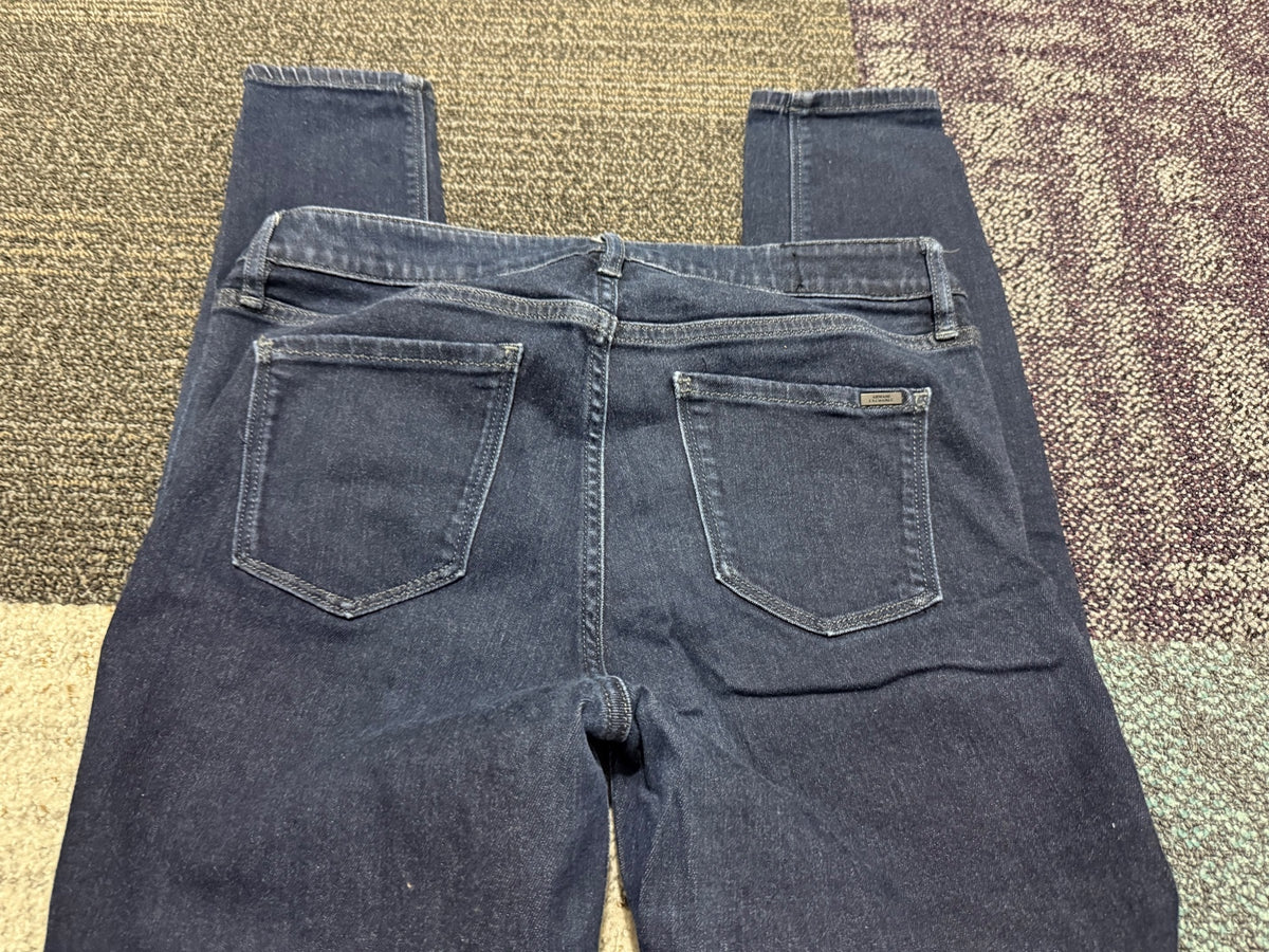 Armani Exchange Dark Blue Slim Fit Jeans with Classic Five-Pocket Design