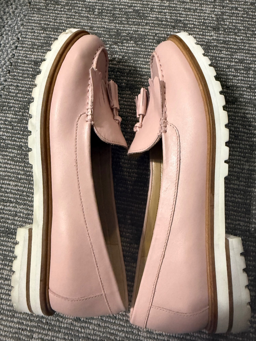 Talbots LAURA TASSELED PLATFORM LOAFERS