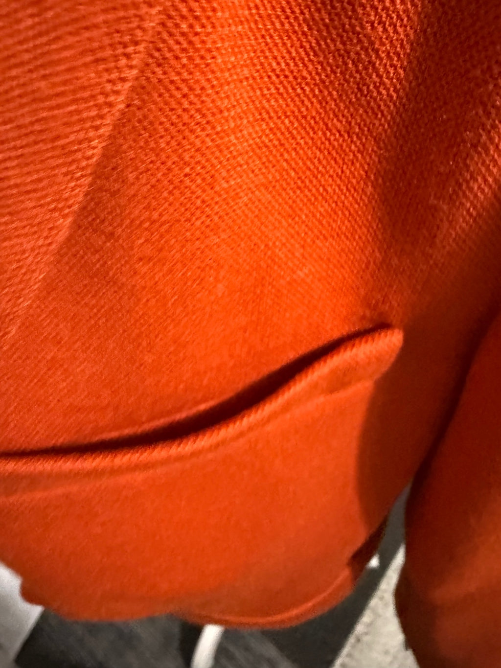 Tommy Hilfiger Women's Orange Blazer Size 16 with Elbow Patches