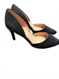 Bandolino Grenow Navy/Green Plaid D'Orsay Pumps
