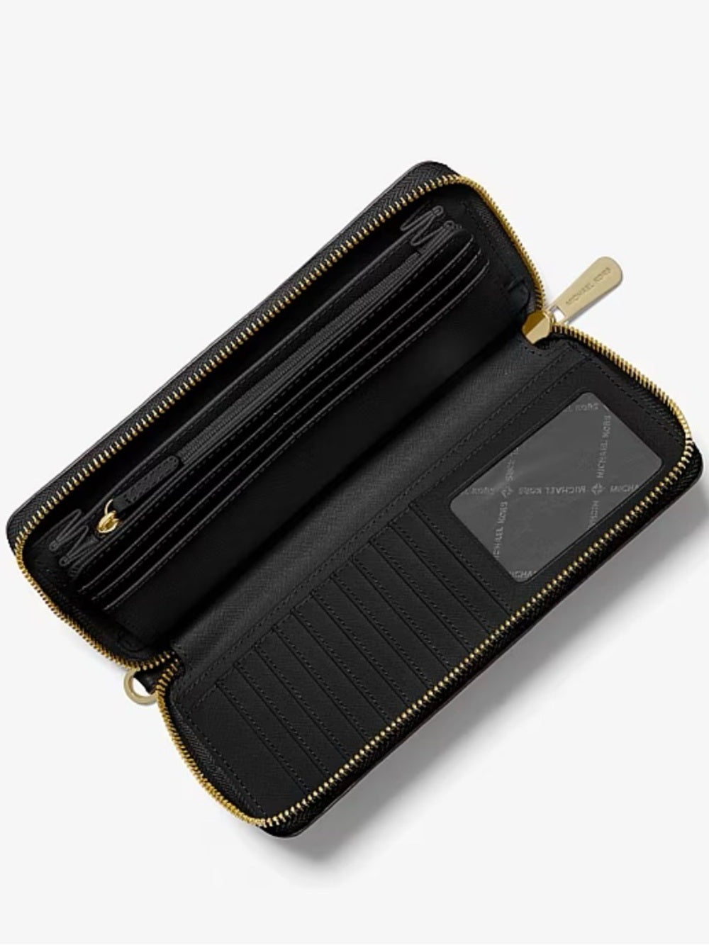 Michael Kors Jet Set Travel Large Pebbled Leather Wristlet
