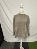 Cozy Neutral Knit Sweater - grayish tan