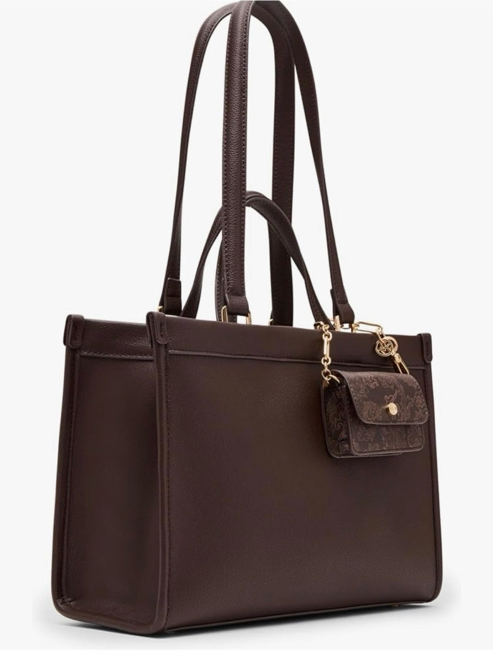 Anne Klein Women's Double Handle Bonded Tote, Espresso