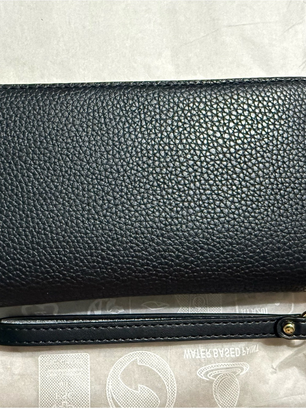 Michael Kors Jet Set Travel Large Pebbled Leather Wristlet